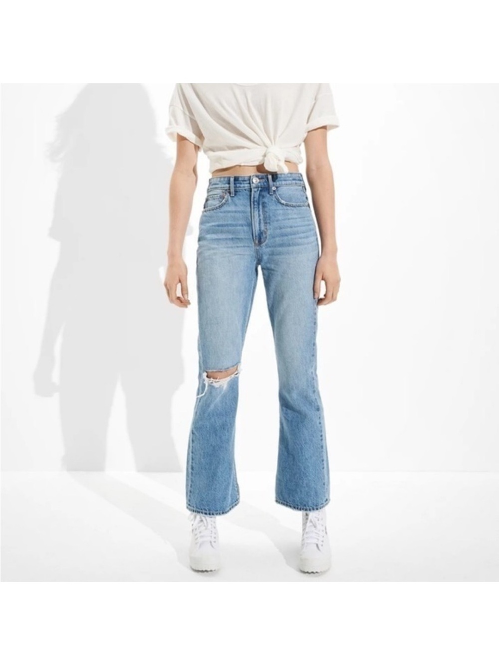 AE Highest Rise 90s flare jeans